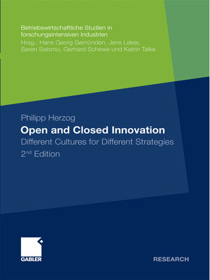 cover image of Open and Closed Innovation